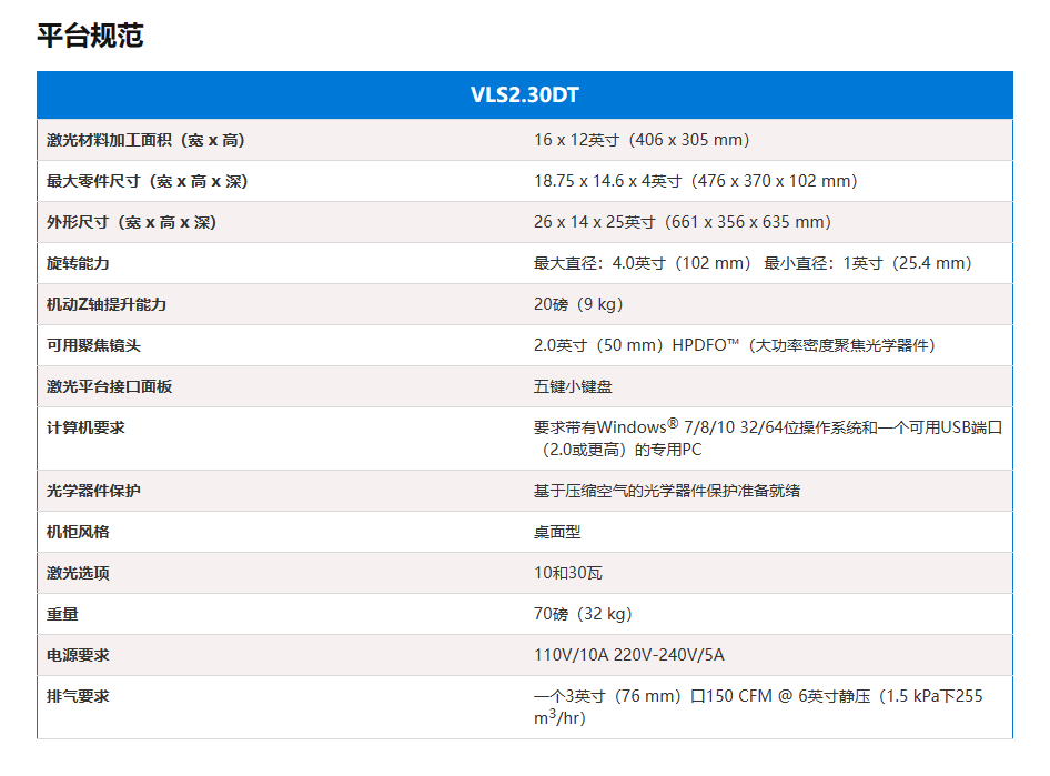 VLS2.30DT_打标机，雕刻机，切割机，焊接机